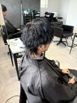 【 ご新規様限定 】men's カット+メッシュ+ツイストスパイラルパーマ+専用トリートメント✨️