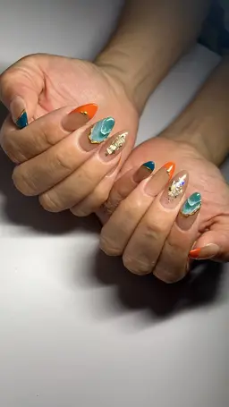 チップ長さだし10本デザインし放題(オフ込み)