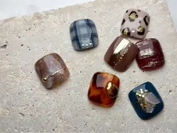 フット🦶親指アートコース🌷(サンプルから選べる✨）オフあり🍑 リピーター様クーポン価格+1500円頂いております