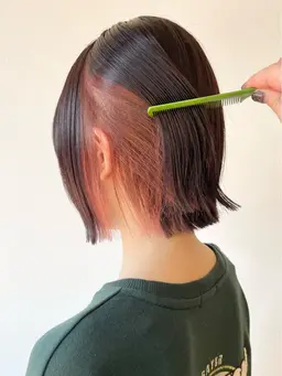 【🍒カット+全体カラー+インナーカラー(ブリーチ込み)🍒】
