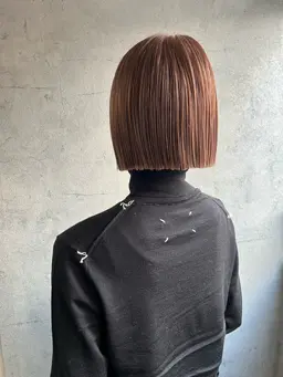 カット + ダメージ軽減縮毛矯正(ナチュラルストレート)