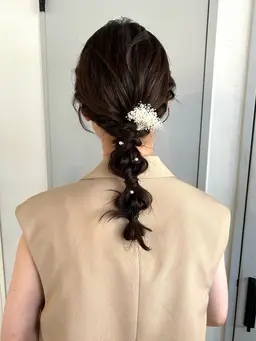 【🫧ミニモ限定🫧】                        おでかけ前の簡単ヘアアレンジ🌱