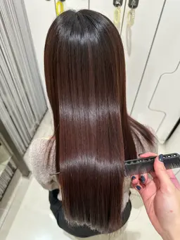 【さら艶髪へ🌟🌟】🦋カット＋縮毛矯正＋美髪トリートメント🦋