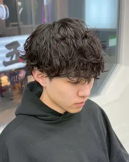 🉐〖平日限定！〗メンズカット＋パーマ ‪🐈‍⬛[ シャドウ/波巻き/ツイスパ/ニュアンス]