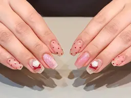 【チップ長さ出し】ワンホンネイル（チップオフあり）　💕新規オフ無料🆓フィルイン🉑能💕美フォルム/ケア込み