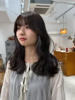 🌻 デザインカラー（耳下イヤリングカラー）ブリーチ有