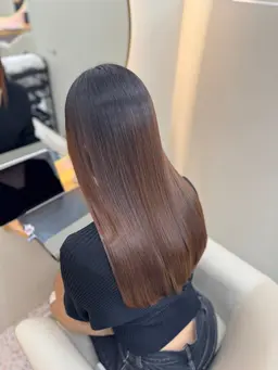 【同時施術可☆美髪矯正】カット+カラー+超高濃度水素ストレート+TR