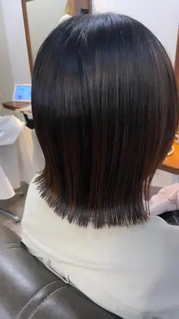 【低ダメージで柔らか🌿‬】カット+縮毛矯正