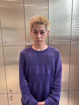 【🉐⚡️1日3名メンズ限定⚡️】カット+ブリーチカラー+ケアトリートメント🫧