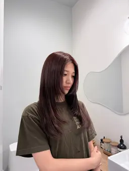 ブリーチなしWケアカラー