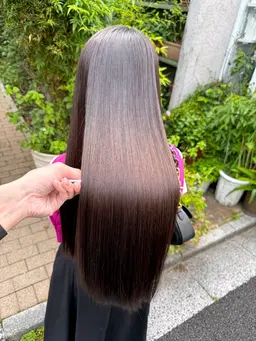 カット➕髪質改善ストレートパーマ➕トリートメント