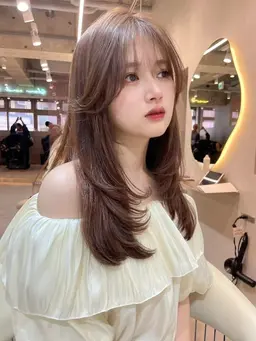 【しなやか艶髪へ導く特別ケア 】❣️韓国風カット❣️＋透明感カラー🩷+超浸透インピタリ3stepトリートメント🫧