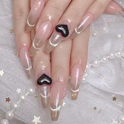 チップ長さだし+マグネットフレンチ/ベイビ一プ一マ一/ハ一トマグネットビ一玉マグネット(オフあり+500)