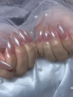 【スカルプ】ミラーネイル👙💜