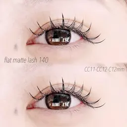 🍒LED導入キャンペーン🍒【持ちUp✨】LEDマツエク🕊️フラットマットラッシュ100本