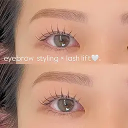 【1番人気】美眉スタイリング+オーダーメイドまつ毛パーマ(デザイン選べます)→ ¥12,650→¥8,800