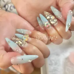 【ハンド】【オフ無し】10本長さ出し+フルアートコース