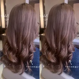 ❤︎シンプル巻き下ろしヘア❤︎