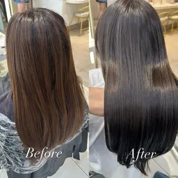 透明感カラー🇰🇷+内部補修トリートメント