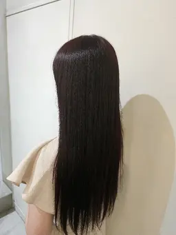 艶髪🌟ダメージを抑えたストレートパーマ