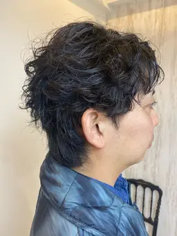 ⭐️メンズカット✂️+パーマ🐺 🤩先着3名様に限り0円‼️