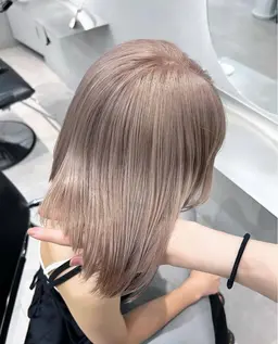 🔥ダメージ90%cut🔥ハイパーケアブリーチ+ツヤカラー
