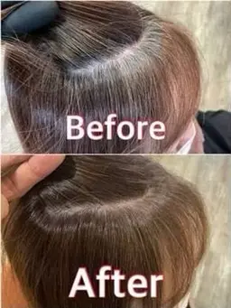 【白髪ぼかしカラー(単品)✨】自然に馴染む明るめ白髪ぼかし💫💰¥4,400