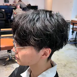 メンズカット＋パーマ＋トリートメントorヘッドスパ