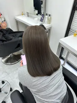 🍀【透明感UP】🍀艶髪カラー➕オリジナルトリートメント➕炭酸spa