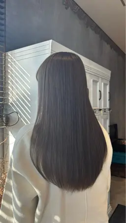 【人気No.2‼️】レディースカット+縮毛矯正+ケアトリートメント✨