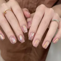 【自爪】ワンカラー🌸ミラ—🌸ラメグラ(2色🉑)