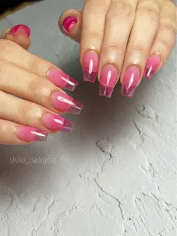 【オフなし】スカルプ💅🏼ワンカラー アートなし（長さだし込）
