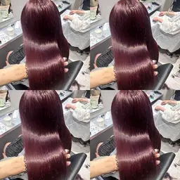💗ブリーチなしで映える💗Wカラー＋Aujua3step＋超音波!ダメージを抑えながら透明感×高発色な髪色に