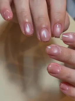 透明感🫧クリアフレンチ ベースカラー有り🍩 色追加+別途🆗ウォーターケア付(他店オフ+1100)