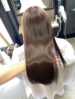 透明感カラー🌿➕垢抜けまつ毛パーマ👀➕トリートメント