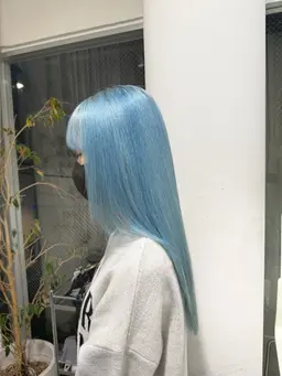 【補修ツヤトリートメント付き❗️】高明度ハイトーンにしたい方はこちら👱♀️🌟トリプルカラー(ブリーチⅹ2+カラー)