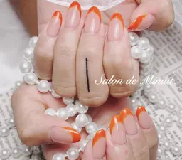 🎀【ハンド】スカルプ長さだし+フレンチ/マグネット/ミラー/オローラワンカラー12500🎀