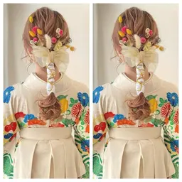 🤍🏹🥞卒業式 袴着付け＆ヘアセット🥞🤍🏹