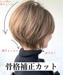 【SNSモデル割引】骨格補正カット　シャンプー/ブロー込み(20代​〜​50代女性限定)