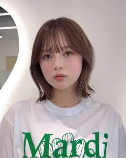 【カットモデル大募集中‼️】小顔見え✨大人可愛いレイヤーボブ！