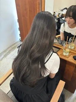 透明感✨【似合わせカット・髪質改善カラー・超音波トリートメント】酸熱 韓国ヘア 顔まわりカット　レイヤー　ハッシュカット