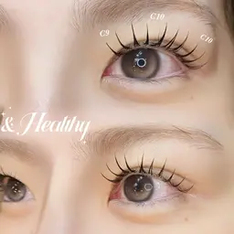 【&Healthy】【束感】今話題のエクステ×パーマ同日施術メニュー👀✨《フラットラッシュ60本》