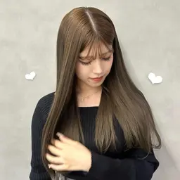 【今大人気🎀】ブリーチなしダブルカラー＋高保湿トリートメント＋カット（レイヤーカット、ボブカット、メンテナンスカット）