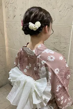 【電話予約限定】👘浴衣着付け+ヘアセット