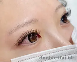 【リピーター様限定】☆マツエク☆ダブルフラット☆60​〜​80束(120​〜​160本)※60束保証！