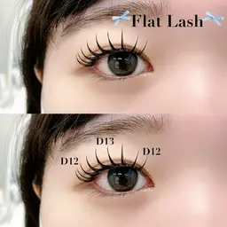 【新規限定】束仕上げ‎🖤フラットラッシュ80本🐈‍⬛ ͗💕