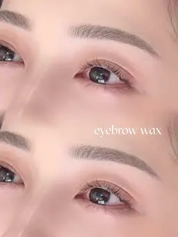 アイブロウwax脱毛🎀【眉カット・間引き・メイク付き】12月限定価格✨️