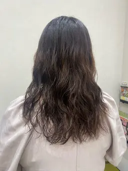 💜レディースカット+パーマ💜