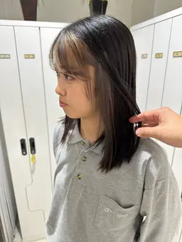 【💕おしゃれ可愛い💕】フェイスフレーミングカラー🩵　ブリーチ➕カラー➕美髪トリートメント