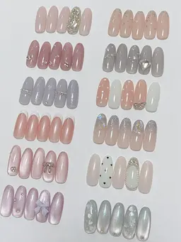 オフなし💅ワンホン韓国風ネイル🦋選べる定額デザイン